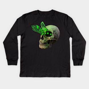 Ghost Skull Kids Long Sleeve T-Shirt